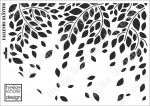 Schablone-Stencil A3 329-5319 fallende Blätter